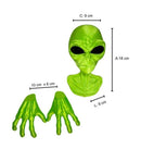 Alienígena Decorativo de Parede 3D