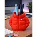 Porta-Canetas Jaqueta Puffer – Organizador Criativo para Mesa